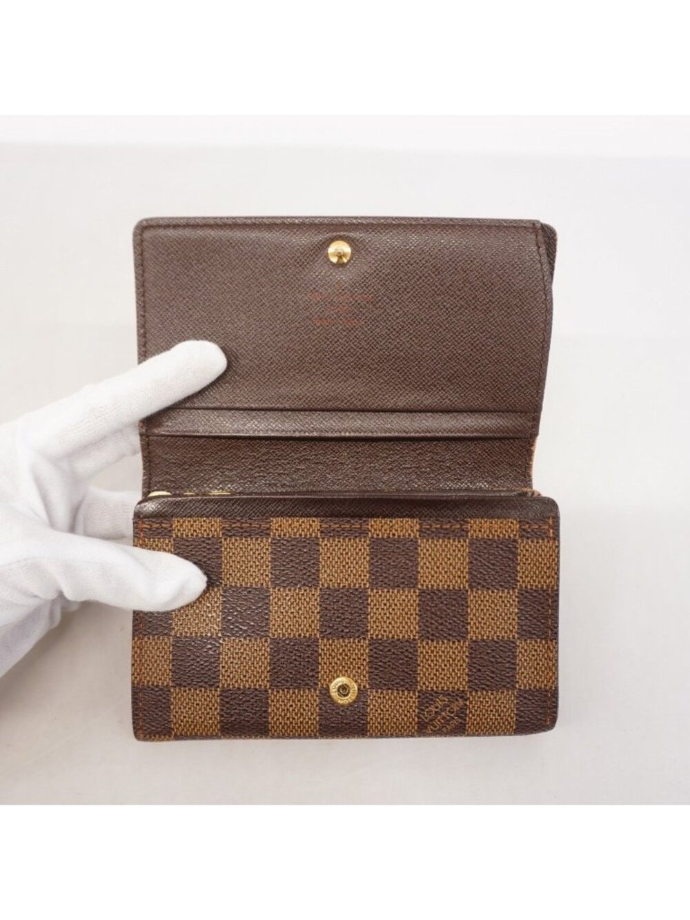Louis Vuitton Wallet Damier Portefeuille Tresor Ebene - Picture 3 of 9